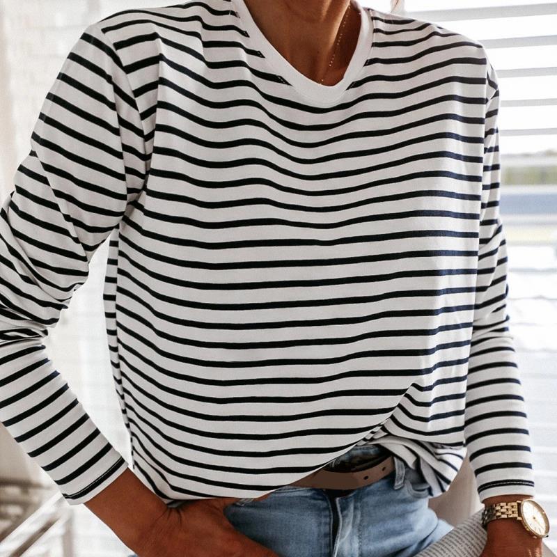 Marion Elegant Striped Shirt