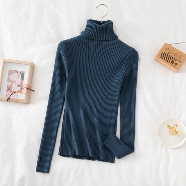 Emilia-Calou Basic Leisure Turtleneck