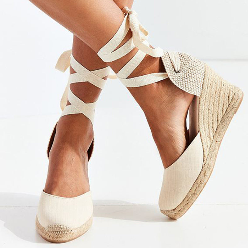 Marie-Caley Espadrille Ankle-Strap Sandals