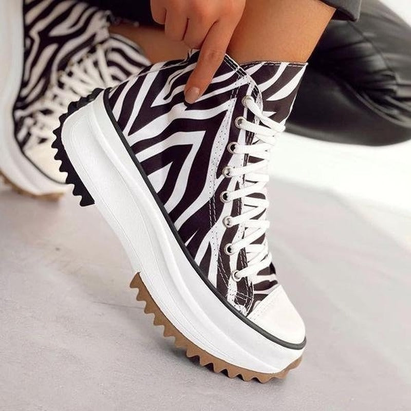 Marie-Caley Vibrant Platform Ankle Sneaker