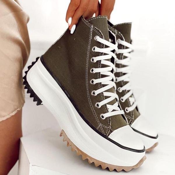 Marie-Caley Vibrant Platform Ankle Sneaker